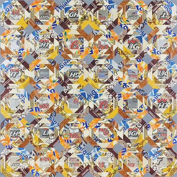Luis Perelman - 36 Square Pineapple 2, 29" x 29"
