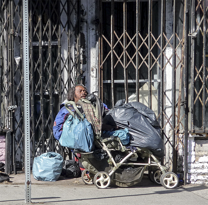 Luis Perelman - Homeless Man on Riverdale Avenue, Yonkers