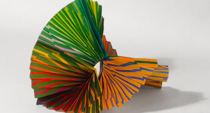 Luis Pereleman - Folded Work Fan 1a, June 2021